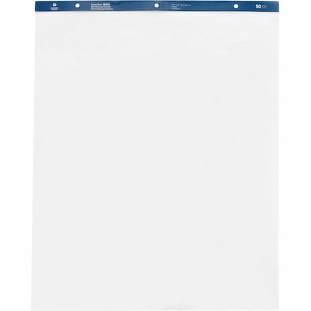 Business Source Standard Easel Pad, 27"x  34", Unlined, 50 Sheets, 4 ct BSN38205